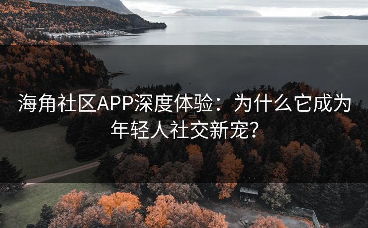海角社区APP深度体验：为什么它成为年轻人社交新宠？